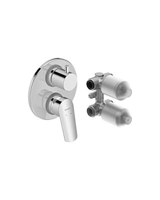 Badkraan Duravit No.1 Afbouwdeel Voor Inbouw Badkraan Met Omstel Delen Inclusief Inbouwdeel Chroom
