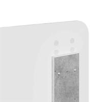 Bedframe met hoofdeinde Beton Grijs 120 x 190 cm Bewerkt hout - thumbnail