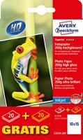 Avery-Zweckform Everyday C2549-20P Fotopapier 10 x 15 cm 200 g/m² 50 vellen Glanzend - thumbnail