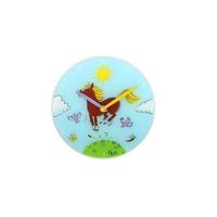 NeXtime klok 8812 jump for joy, ø30 cm, wall, blue/ multi-color - thumbnail