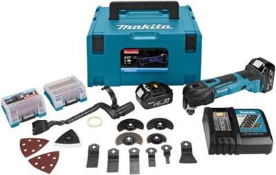 Makita DTM51RTJX3 Accu multitool + accessoires 18V 5.0Ah in Mbox