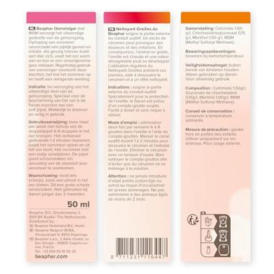 Beaphar oorreiniger hond en kat 2 x 50 ml - thumbnail