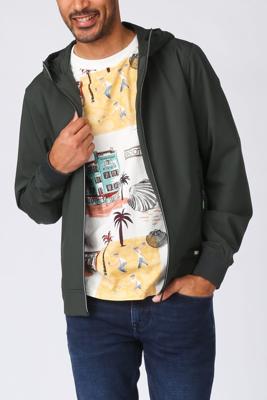 Scotch & Soda zomerjack grijsgroen