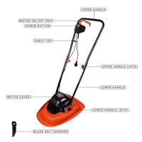 BLACK+DECKER BEMWH551 1200W 30CM Hover maaier - BEMWH551-QS - thumbnail