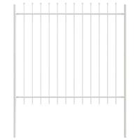 Tuinhek Wit 1,7 x 1,5 m Poedercoating staal - thumbnail