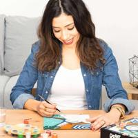 Ravensburger creart schilderen op nummer - zwembad - thumbnail