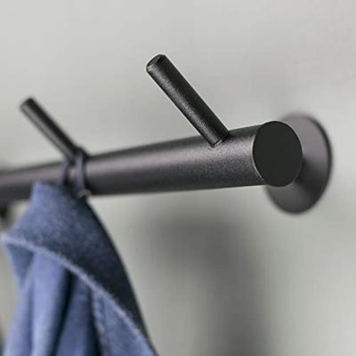 Kapstok Montana Zwart 5-haaks