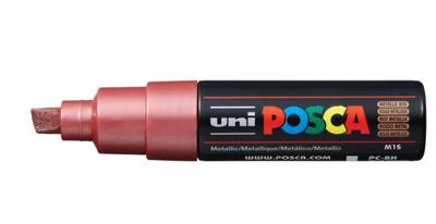 Uni POSCA paintmarker PC-8K, 8 mm, rood metaal
