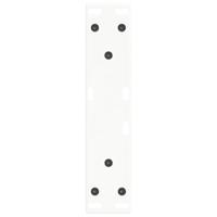 Eettafelpoten 2 st V-vormig 38x(42-43,3) cm staal wit - thumbnail