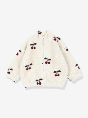 Teddy jas met rits van fleece voor kinderen Jody KONGES SLOJD wit Teddy jas met rits van fleece voor kinderen Jody KONGES SLOJD wit