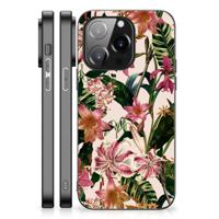 iPhone 14 Pro Bloemen Hoesje Flowers - thumbnail