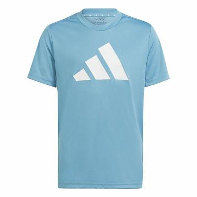 T-Shirt met Korte Mouwen voor kinderen Adidas Training Essentials Licht Blauw - Maat: 7-8 jaar