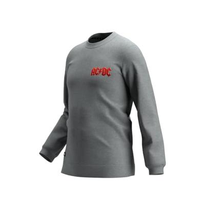 Safety Jogger ACDC Crewneck Sweater | Lichtgrijs/Rood | Maat 3XL - WI08163XL