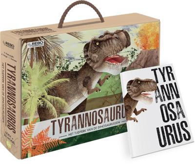 Rebo Publishers Boek + 3d model tyrannosaurus