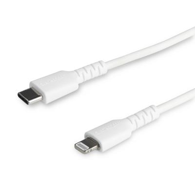 StarTech.com Premium USB-C naar Lightning Kabel 2m Wit - USB Type C naar Lightning Charge & Sync Oplaadkabel met Aramide Vezels - Apple MFi Gecertificeerd - iPad Air iPhone 12 (RUSBCLTMM2MW)