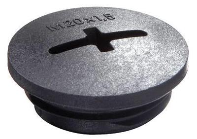 Wiska EVSG M40 RAL 9005 Blindstop M40 Polyamide Zwart (RAL 9005) 1 stuk(s)