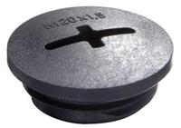 Wiska EVSG M40 RAL 9005 Blindstop M40 Polyamide Zwart (RAL 9005) 1 stuk(s) - thumbnail