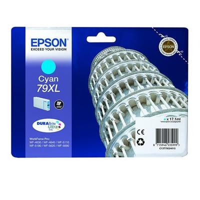 Epson inktcartridge 79XL, 2.000 pagina's, OEM C13T79024010, cyaan