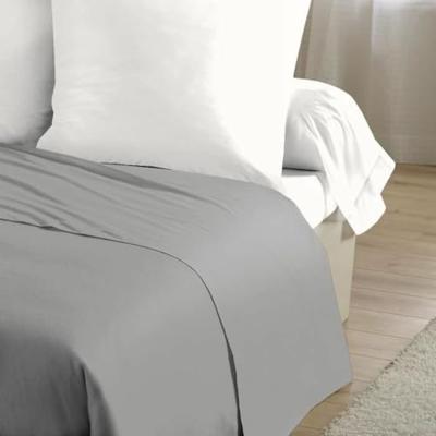 Beddengoedset HOME LINGE PASSION Flat sheet Grijs Eenpersoonsbed 180 x 290 cm