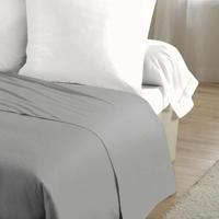 Beddengoedset HOME LINGE PASSION Flat sheet Grijs Eenpersoonsbed 180 x 290 cm - thumbnail