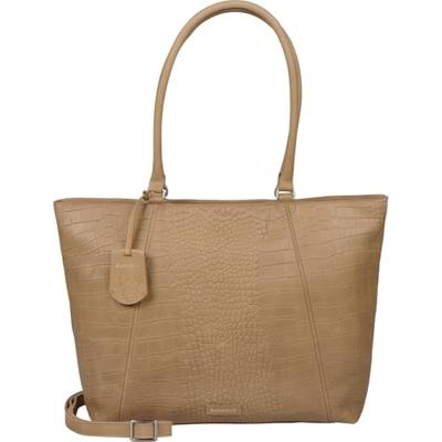 Burkely Cool Colbie Wide Tote 15.6 Inch-Beige