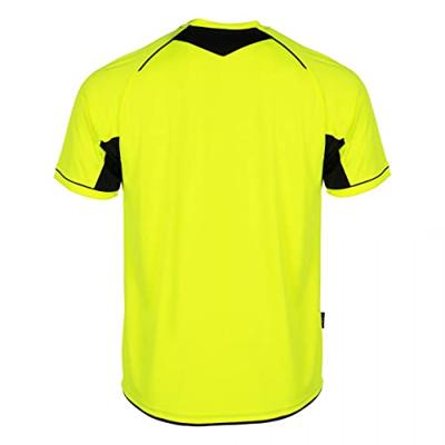Stanno 429001 Bergamo Referee Shirt k.m. - Neon Yellow-Black - L Stanno 429001 Bergamo Referee Shirt k.m. - Neon Yellow-Black - L