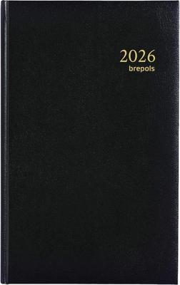 Agenda 2026 Brepols Brefix Lima 1dag/1pagina zwart