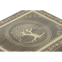 Doos-Juwelenkistje Home ESPRIT Wit Champagne Hout Aluminium 22,5 x 17,5 x 7,6 cm - thumbnail