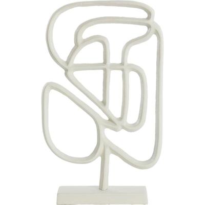 Ornament Goleza Creme 24X8X39 Cm