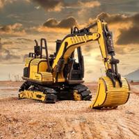 Robotime Excavator houten bouwpakket - thumbnail