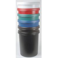 Helit the german H6106295 Prullenbak 45 l (Ø x h) 390 mm x 480 mm Polyethyleen Zwart 1 stuk(s) - thumbnail