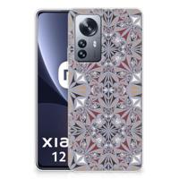 Xiaomi 12 Pro | TPU | Siliconen hoesje | Flower Tiles - thumbnail