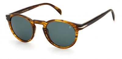 David Beckham zonnebril 1036/S heren cat. 3 rond bruin/groen David Beckham zonnebril 1036/S heren cat. 3 rond bruin/groen