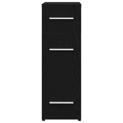 Apothekerskast Zwart eiken 20 x 45.5 x 60 cm Bewerkt hout