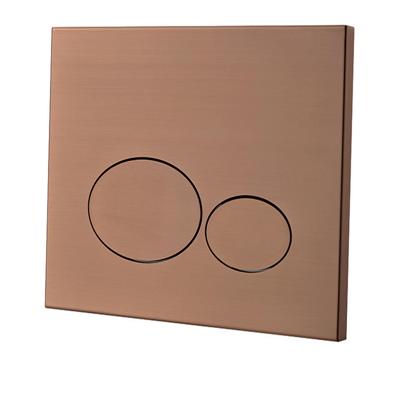 Drukplaat BWS DP32 Metal Voor Inbouwreservoir Geborsteld Brons Koper Boss & Wessing Drukplaat BWS DP32 Metal Voor Inbouwreservoir Geborsteld Brons Koper Boss & Wessing