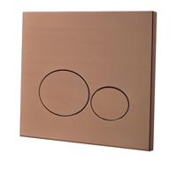 Drukplaat BWS DP32 Metal Voor Inbouwreservoir Geborsteld Brons Koper Boss & Wessing - thumbnail