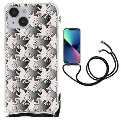 iPhone 14 Plus Case Anti-shock Salamander Grey iPhone 14 Plus Case Anti-shock Salamander Grey