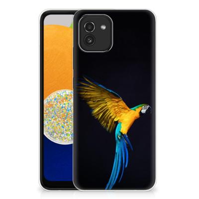 Samsung Galaxy A03 | TPU Hoesje | Papegaai Samsung Galaxy A03 | TPU Hoesje | Papegaai