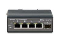 LevelOne IGU-0501 Netwerkschakelaar / 5Port Gigabit PoE DIN-rail,-30 °C tot 65 °C/Gigabit Ethernet (10/100/1000) Power Over Ethernet (PoE)/zwart - thumbnail