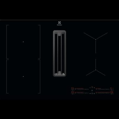 Electrolux 600 serie ComboHob met Bridge functie - Inductiekookplaat met afzuiging, 80 cm KCC83443CK Electrolux 600 serie ComboHob met Bridge functie - Inductiekookplaat met afzuiging, 80 cm KCC83443CK