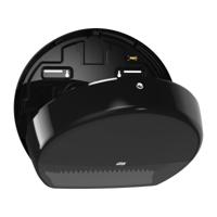 Toiletpapierdispenser tork t1 jumbo zwart - thumbnail