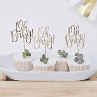 Ginger Ray OB-105 Oh Baby Cupcake Toppers - thumbnail