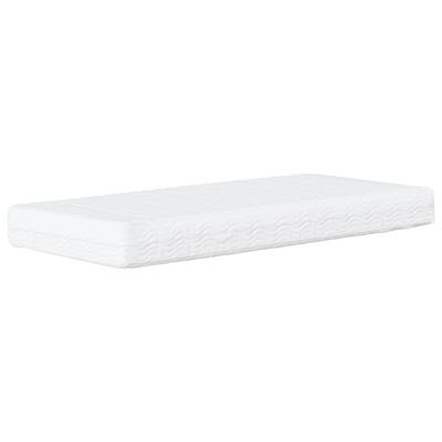 Slaapbank met matras 100x200 cm fluweel donkergroen - thumbnail