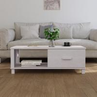 Salontafel HAMAR 100x55x35 cm massief grenenhout wit - thumbnail