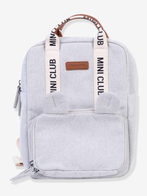 CHILDHOME Mini Club rugzak van canvas wit CHILDHOME Mini Club rugzak van canvas wit