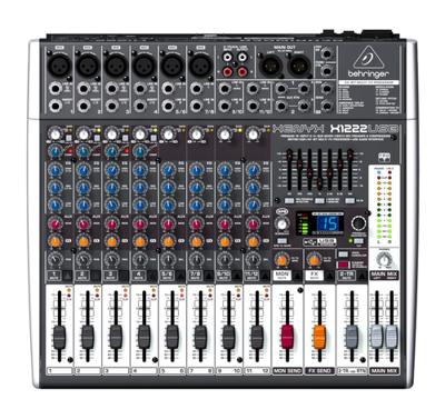 Behringer X1222USB mengpaneel 4 kanalen