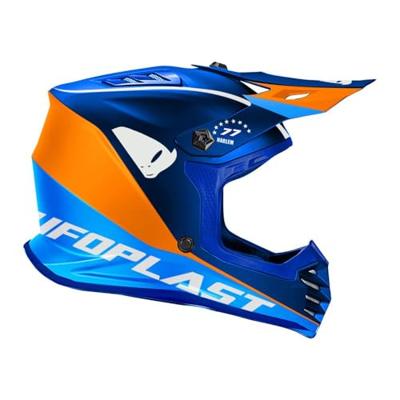 UFO PLAST kinder crosshelm "korey", uitneembaar helmet ufo plst korey m blue/orange