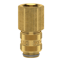 Lüdecke Ludecke snelkoppeling met klep dn5 1/8" binnendraad - thumbnail