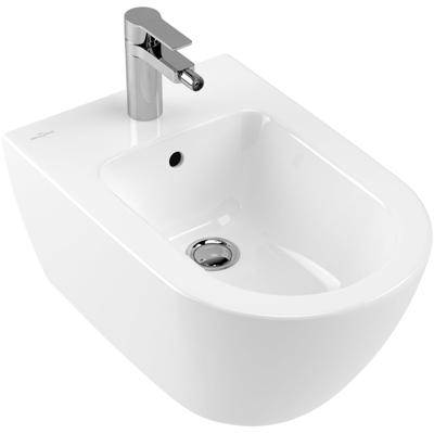 Villeroy & Boch Subway 2.0 wandbidet - 37x56cm - wit 54000001 Villeroy & Boch Subway 2.0 wandbidet - 37x56cm - wit 54000001