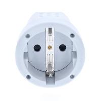 AS Schwabe 62223 Koppeling met randaarde PVC 230 V Grijs IP20 - thumbnail